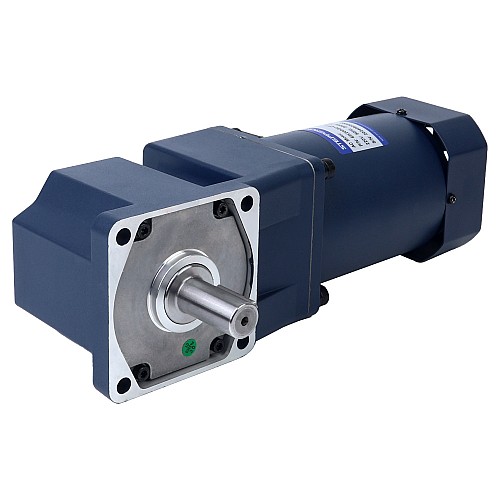 200W 220/380VAC 60,00Nm(8496,70oz.in) Motor de inducción de CA trifásico eje chavetero caja cambios en ángulo recto