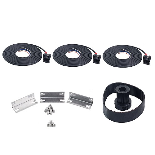 Serie LA12 Accionamiento por Correa  máxima horizontal 35kg Carrera 500mm para motor paso a paso en lazo cerrado Serie LA12 Accionamiento por Correa  máxima horizontal 35kg Carrera 500mm para motor paso a paso en lazo cerrado