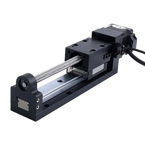 Actuador lineal de husillo de tornillo con motor paso a paso Nema 14 1,5A Carrera 80mm 0,14Nm(19,83oz-in) Paso 1mm(0,0393") con sensor - LMD14S13BSB15-080 | StepperOnline