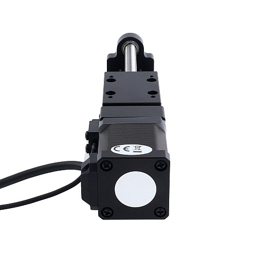 Actuador lineal de husillo de tornillo con motor paso a paso Nema 14 1,5A Carrera 80mm 0,2Nm(28,32oz-in) Paso 2mm(0,0787") con sensor - LMD14S18BAB15-080 | StepperOnline