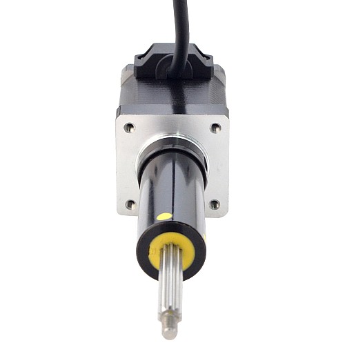 Motor lineal Acme cautivo NEMA 14, 1,5A, 47mm, tornillo de pila, plomo, 6,35mm(0,25), recorrido de 50,8mm Motor lineal Acme cautivo NEMA 14, 1,5A, 47mm, tornillo de pila, plomo, 6,35mm(0,25), recorrido de 50,8mm