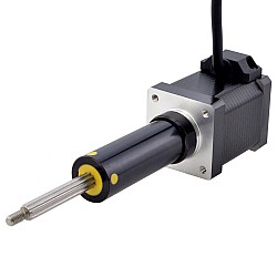 Motor lineal Acme cautivo NEMA 14, 1,5A, 47mm, tornillo de pila, plomo, 6,35mm(0,25"), recorrido de 50,8mm