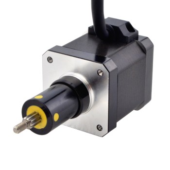 Motor lineal Acme cautivo NEMA 17 2.5A 48mm Cable de tornillo de pila 2.54mm(0.1") Recorrido 25.4mm