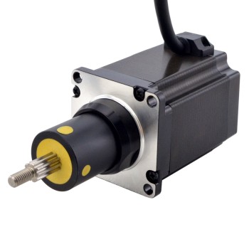 Motor lineal Acme cautivo NEMA 23 4.0A 75mm Cable de tornillo de pila 2.54mm(0.1") Recorrido 31.8mm