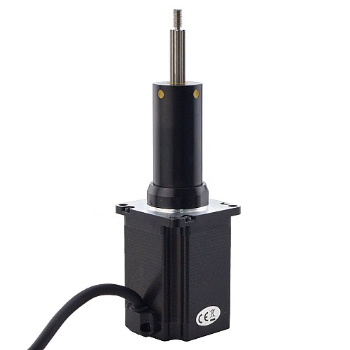 Motor lineal Acme cautivo NEMA 23 4.0A 75mm Cable de tornillo de pila 5.08mm(0.2") Recorrido 63.5mm Motor lineal Acme cautivo NEMA 23 4.0A 75mm Cable de tornillo de pila 5.08mm(0.2") Recorrido 63.5mm