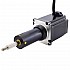 Motor lineal Acme cautivo NEMA 23 4.0A 75mm Cable de tornillo de pila 5.08mm(0.2") Recorrido 63.5mm