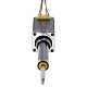 Motor lineal Acme cautivo NEMA 8 0.5A 38.2mm Cable de tornillo de pila 2mm(0.07874") Recorrido 38.1mm