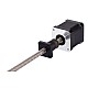 Tuerca de tornillo antiretroceso Nema 17 Motor lineal 2mm(0.07874 )plomo con tornillo