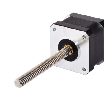 Nema 17 No cautivo Pila de 34mm Cable de 0,4A 8mm(0,31496") Longitud 150mm