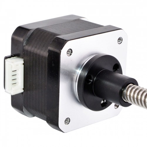 Nema 17 Pila externa de 34mm Cable de 0,4A 8mm(0,31496") Longitud 200mm - 17E13S0404MB-200RS | StepperOnline