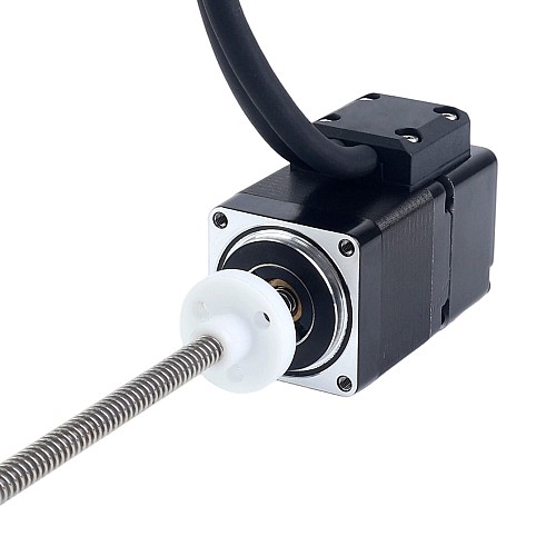 Motor paso a paso lineal Acme externo Nema 11 1,0A 32,2mm Stack con encoder incremental óptico 1000PPR - 11E13S1004GD4-150RS-OE1K | StepperOnline Motor paso a paso lineal Acme externo Nema 11 1,0A 32,2mm Stack con encoder incremental óptico 1000PPR - 11E13S1004GD4-150RS-OE1K | StepperOnline