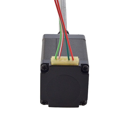 Motor lineal con tornillo de bola externo NEMA 11 1.0A 46mm Cable de tornillo de pila 2mm(0.07874")