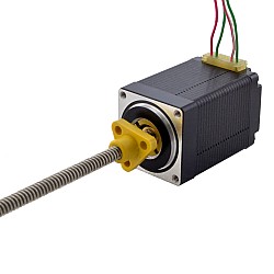 CN en oferta - Motor lineal Acme externo NEMA 11 1.0A 46mm Cable de tornillo de pila 2.54mm(0.1")