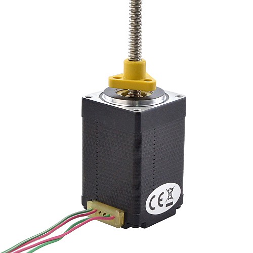 Motor lineal Acme externo NEMA 11 1.0A 46mm Cable de tornillo de pila 2.54mm(0.1) Motor lineal Acme externo NEMA 11 1.0A 46mm Cable de tornillo de pila 2.54mm(0.1)