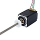 M Motor paso a paso lineal Acme externo NEMA 11 1.0A 46mm Cable de tornillo de pila 2,54mm (0,1) Longitud del cable 250mm - 11E18S1004GD5-250RS | StepperOnline