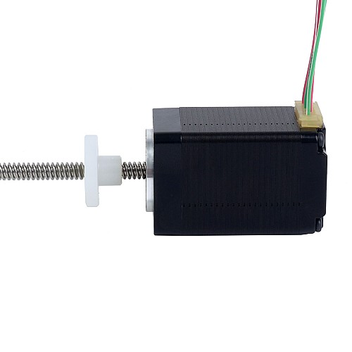 M Motor paso a paso lineal Acme externo NEMA 11 1.0A 46mm Cable de tornillo de pila 2,54mm (0,1) Longitud del cable 250mm - 11E18S1004GD5-250RS | StepperOnline