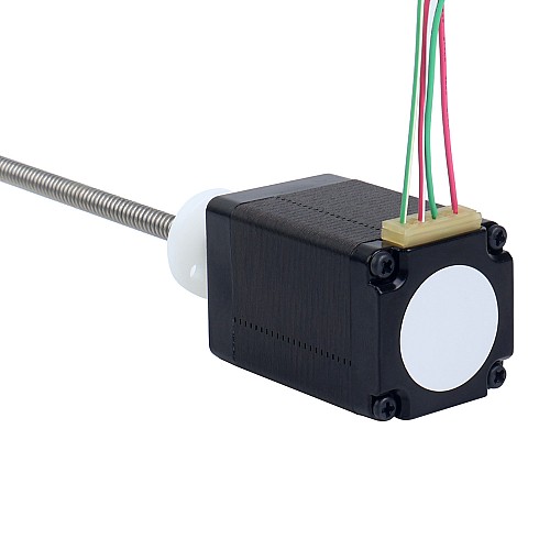M Motor paso a paso lineal Acme externo NEMA 11 1.0A 46mm Cable de tornillo de pila 2,54mm (0,1) Longitud del cable 250mm - 11E18S1004GD5-250RS | StepperOnline