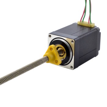 Motor lineal Acme externo NEMA 11 1.0A 46mm Cable de tornillo de pila 5.08mm(0.2")
