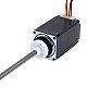 Nema 11 Pila externa de 51mm Cable de 0,67A 0,635mm(0.025") Longitud 100mm - 11E20S0674ED4-100RS | StepperOnline