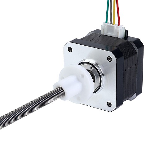 Nema 17 Pila externa de 34mm Cable de 0,4A 2mm(0,07874) Longitud 200mm Nema 17 Pila externa de 34mm Cable de 0,4A 2mm(0,07874") Longitud 200mm - 17E13S0404AF4-200RS | StepperOnline
