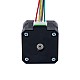 Nema 17 Pila externa de 34mm Cable de 0,4A 2mm(0,07874) Longitud 200mm Nema 17 Pila externa de 34mm Cable de 0,4A 2mm(0,07874") Longitud 200mm - 17E13S0404AF4-200RS | StepperOnline