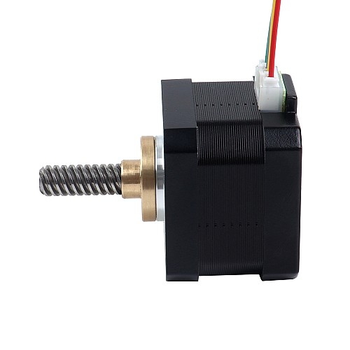 Nema 17 Pila externa de 34mm Cable de 0,4A 8mm(0,31496") Longitud 32mm - 17E13S0404MB4-032RB | StepperOnline