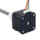 Nema 17 Pila externa de 34mm Cable de 0,4A 8mm(0,31496") Longitud 150mm - 17E13S0404MB4-150RS | StepperOnline Nema 17 Pila externa de 34mm Cable de 0,4A 8mm(0,31496") Longitud 150mm - 17E13S0404MB4-150RS | StepperOnline