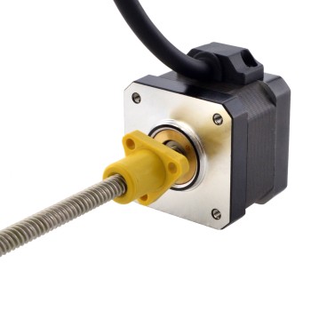 Motor lineal Acme externo NEMA 17 1.5A 34mm Cable de tornillo de pila 6.35mm(0.25")