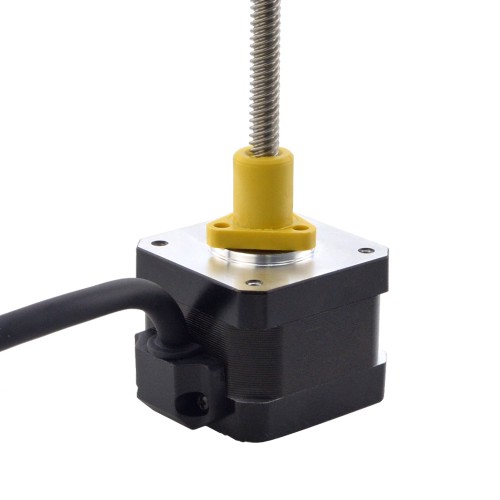 Motor lineal Acme externo NEMA 17 1.5A 34mm Cable de tornillo de pila 6.35mm(0.25)