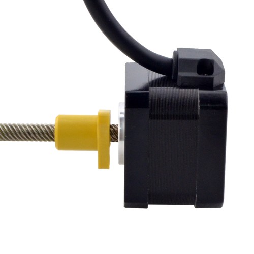 Motor lineal Acme externo NEMA 17 1.5A 34mm Cable de tornillo de pila 12.7mm(0.5)