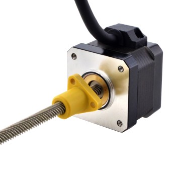 Motor lineal Acme externo NEMA 17 1.5A 34mm Cable de tornillo de pila 12.7mm(0.5")