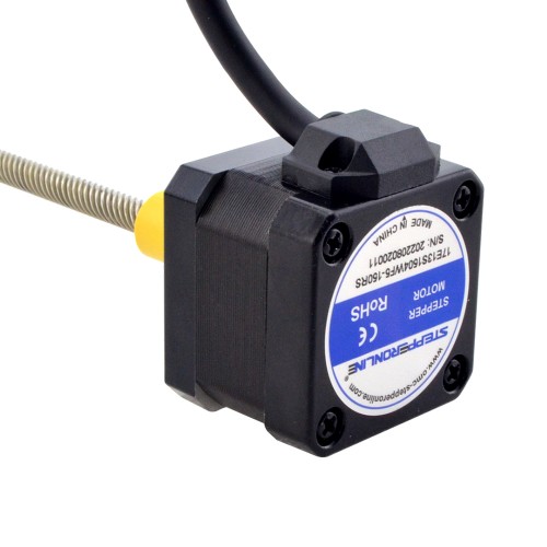 Motor lineal Acme externo NEMA 17 1.5A 34mm Cable de tornillo de pila 12.7mm(0.5)