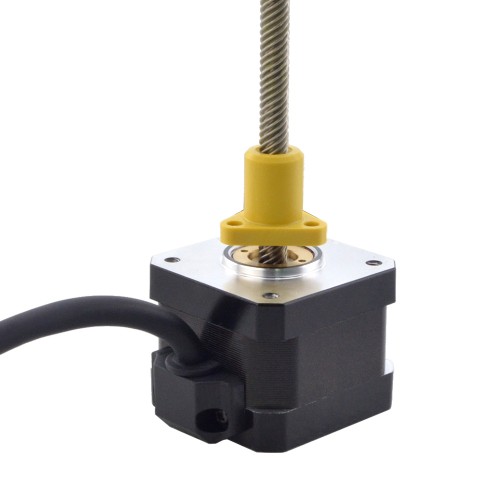 Motor lineal Acme externo NEMA 17 1.5A 34mm Cable de tornillo de pila 12.7mm(0.5)