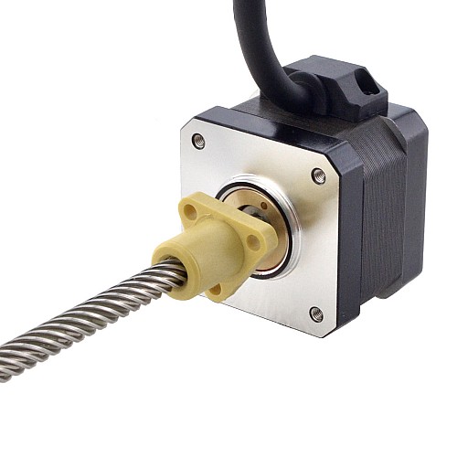 Motor lineal Acme externo NEMA 17, 1,5 A, 34mm, tornillo de pila, cable de 25,4mm(1)