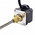 Motor lineal Acme externo NEMA 17, 1,5 A, 34mm, tornillo de pila, cable de 25,4mm(1")