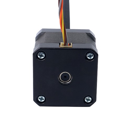 Nema 17 Motor paso a paso lineal trapezoidal externo de alta temperatura 1.68A Cable 4mm (0.15748 ") Longitud del tornillo 350mm Nema 17 Motor paso a paso lineal trapezoidal externo de alta temperatura 1.68A Cable 4mm (0.15748 ") Longitud del tornillo 350mm