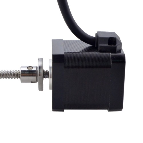 NEMA 17 Tornillo de bola externo Motor lineal 2.5A 48mm Tornillo de pila Cable 2mm(0.07874)
