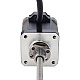 NEMA 17 Tornillo de bola externo Motor lineal 2.5A 48mm Tornillo de pila Cable 2mm(0.07874)