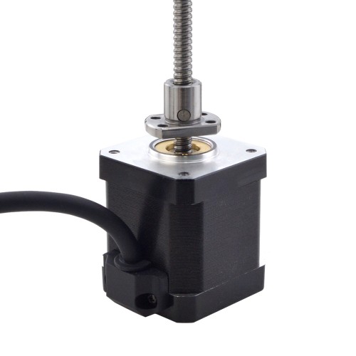 NEMA 17 Tornillo de bola externo Motor lineal 2.5A 48mm Tornillo de pila Cable 2mm(0.07874)