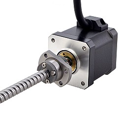 NEMA 17 Tornillo de bola externo Motor lineal 2.5A 48mm Tornillo de pila Cable 8mm(0.3150")