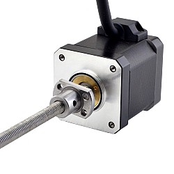 NEMA 17 Tornillo de bola externo Motor lineal 2.5A 48mm Tornillo de pila Cable 1mm(0.03937")
