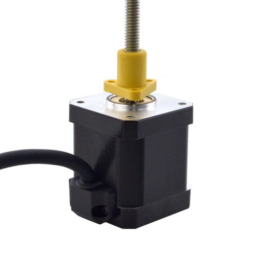 Motor lineal Acme externo NEMA 17 2.5A 48mm Cable de tornillo de pila 1.27mm(0.05)
