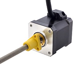 Motor lineal Acme externo NEMA 17 2.5A 48mm Cable de tornillo de pila 2.54mm(0.1") Longitud del cable 150 mm