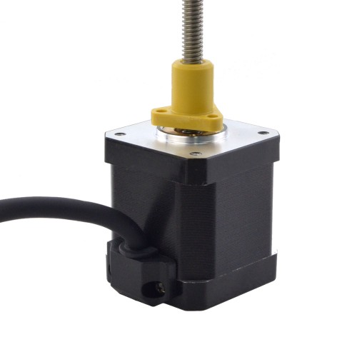 Motor lineal Acme externo NEMA 17 2.5A 48mm Cable de tornillo de pila 2.54mm(0.1)