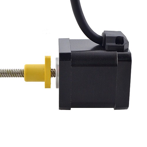Motor lineal Acme externo NEMA 17 2.5A 48mm Cable de tornillo de pila 6.35mm(0.25)