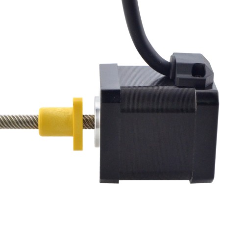 Motor lineal Acme externo NEMA 17 2.5A 48mm Cable de tornillo de pila 12.7mm(0.5)