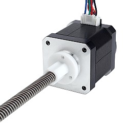 Motor paso a paso lineal trapezoidal externo NEMA 17 1.68A pila de 48mm con codificador magnético 1000PPR(4000CPR)