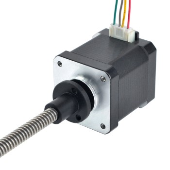 Nema 17 Pila externa de 48mm Cable de 1,68A 4mm(0,15748") Longitud 200mm