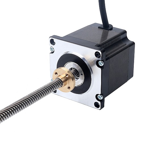 Nema 23 Externo 56mm Pila 3.0A Cable 8mm(0.31496) Longitud 150mm - 23E22S3004MB4-150RB | StepperOnline Nema 23 Externo 56mm Pila 3.0A Cable 8mm(0.31496) Longitud 150mm - 23E22S3004MB4-150RB | StepperOnline