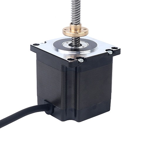 Nema 23 Externo 56mm Pila 3.0A Cable 8mm(0.31496) Longitud 150mm - 23E22S3004MB4-150RB | StepperOnline Nema 23 Externo 56mm Pila 3.0A Cable 8mm(0.31496) Longitud 150mm - 23E22S3004MB4-150RB | StepperOnline